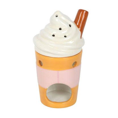 Pumpkin Spice Latte Oil Burner & Wax Warmer | Novelty Ceramic | Autumn | New