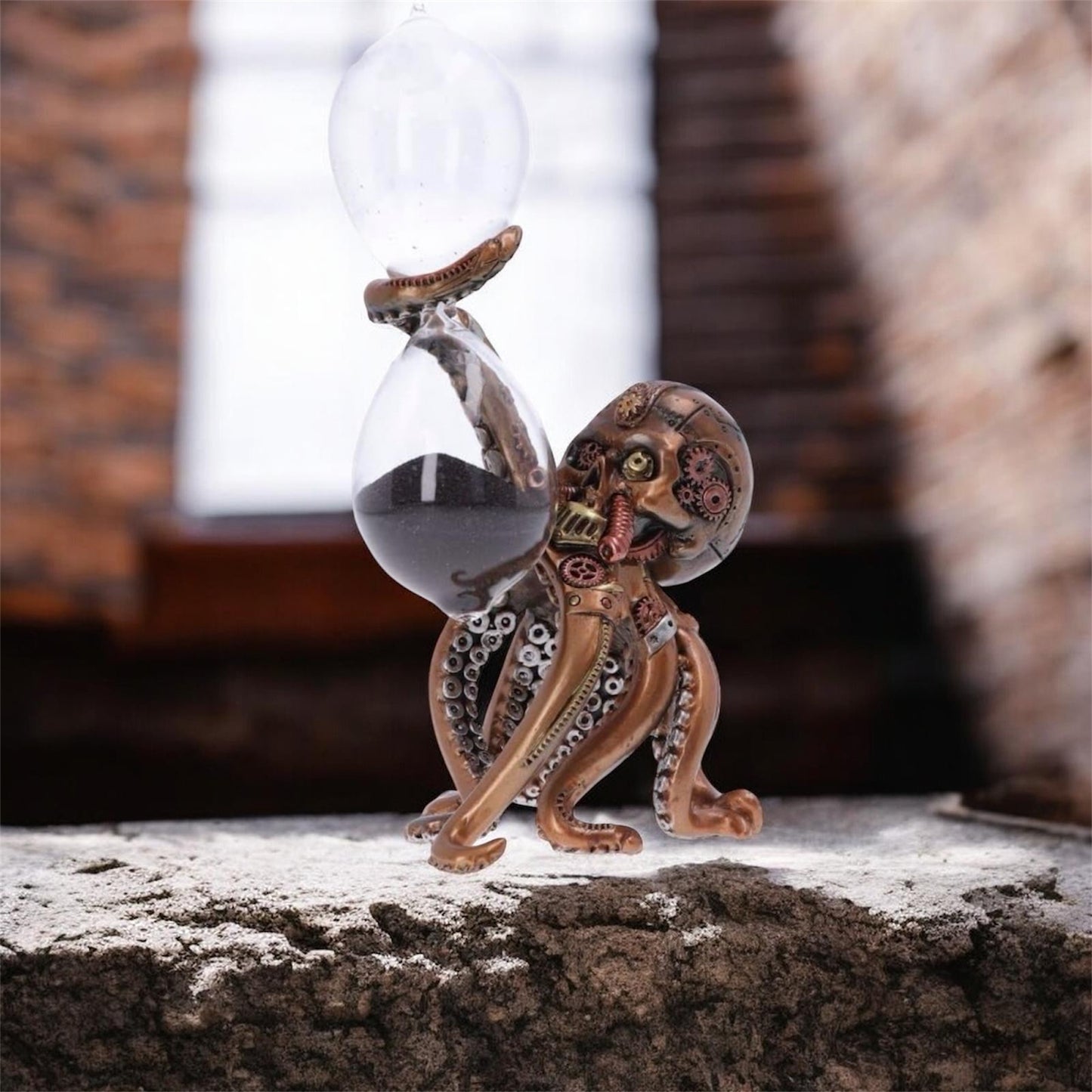 Nemesis Now Octopus Sand Timer 18.5cm | Unique Gothic Nautical Gift | Tentacled Time Keeper