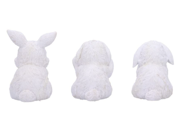 Nemesis Now Three Wise Bunnies Figurine Set 9cm Gift Decor Easter