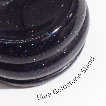 Saturn Gemstone Planet Yellow Jade Sphere 40mm | Solar Goldstone Stand | Patience Focus Discipline