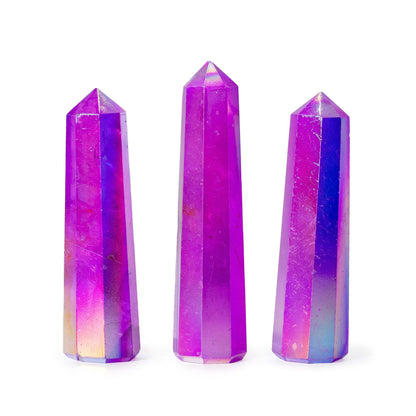 Aurora Crystal Quartz Obelisk Point Purple | Crystal Tower | approx 9cm | Natural Stone | New