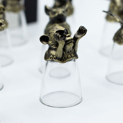 Forest & Mystical Creatures Glass Gift Set of 12 | 25ml | Novelty Barware | New