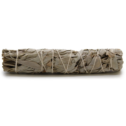 White Sage Smudge Stick 15cm | Yoga Lover Gift | Hand-Tied Cleansing Bundle
