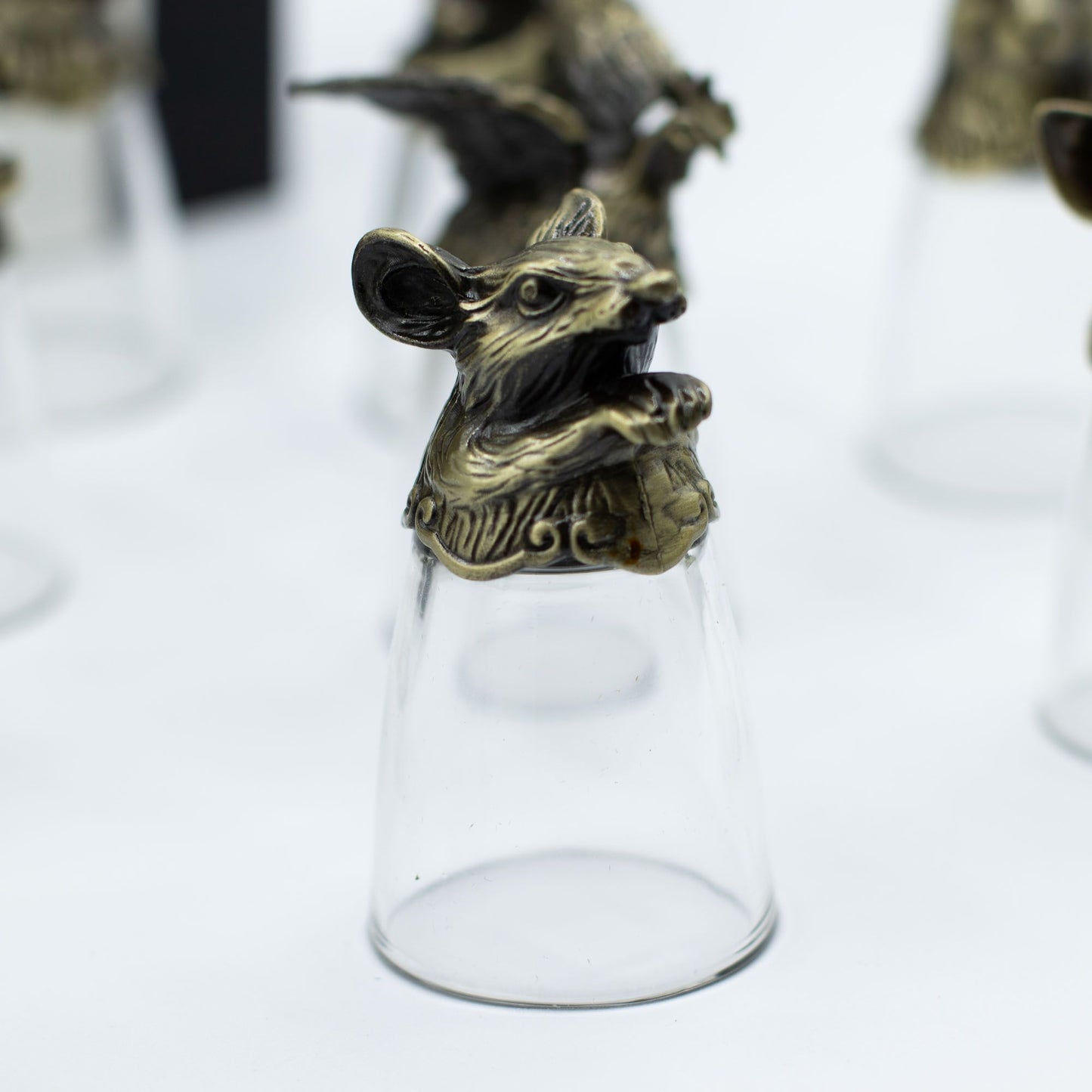 Forest & Mystical Creatures Glass Gift Set of 12 | 25ml | Novelty Barware | New