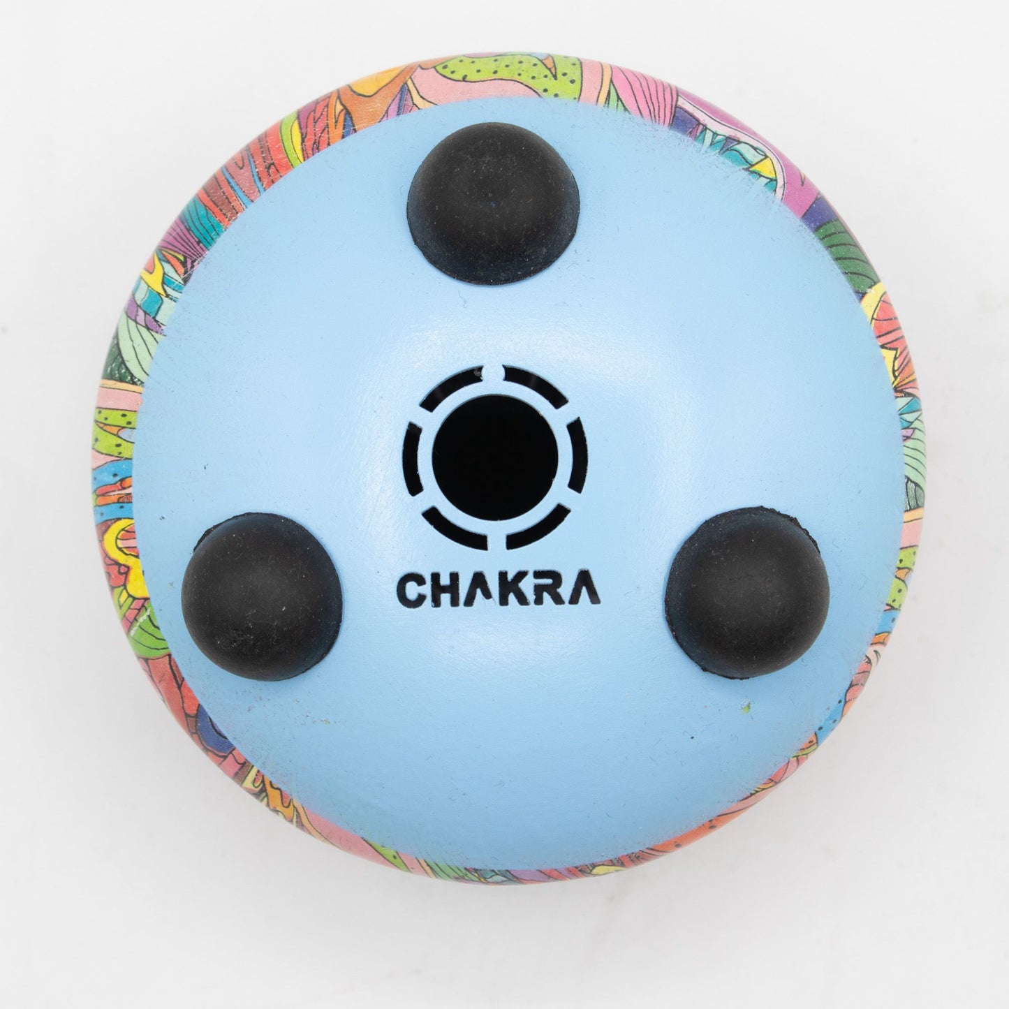 Psychedelic Steel Tongue Drum | 8-Tone Hapi Drum | 13x9cm | Tempered Steel | New