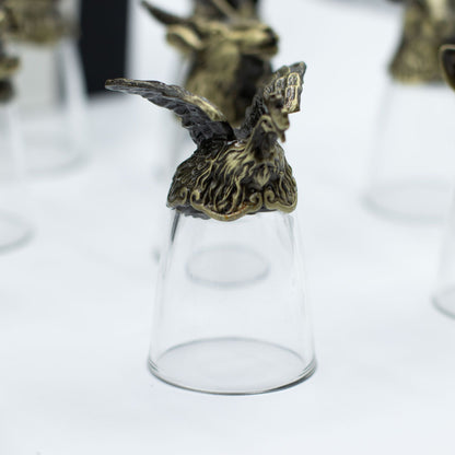 Forest & Mystical Creatures Glass Gift Set of 12 | 25ml | Novelty Barware | New