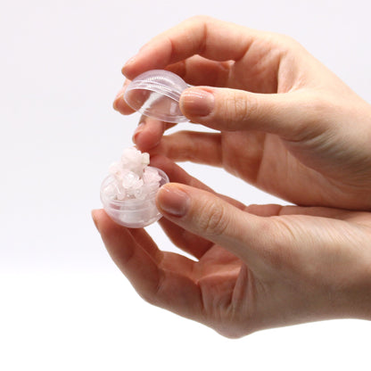 Rose Quartz Gem Bracelet Bath Bomb | Bergamot | Handcrafted | Vegan | New