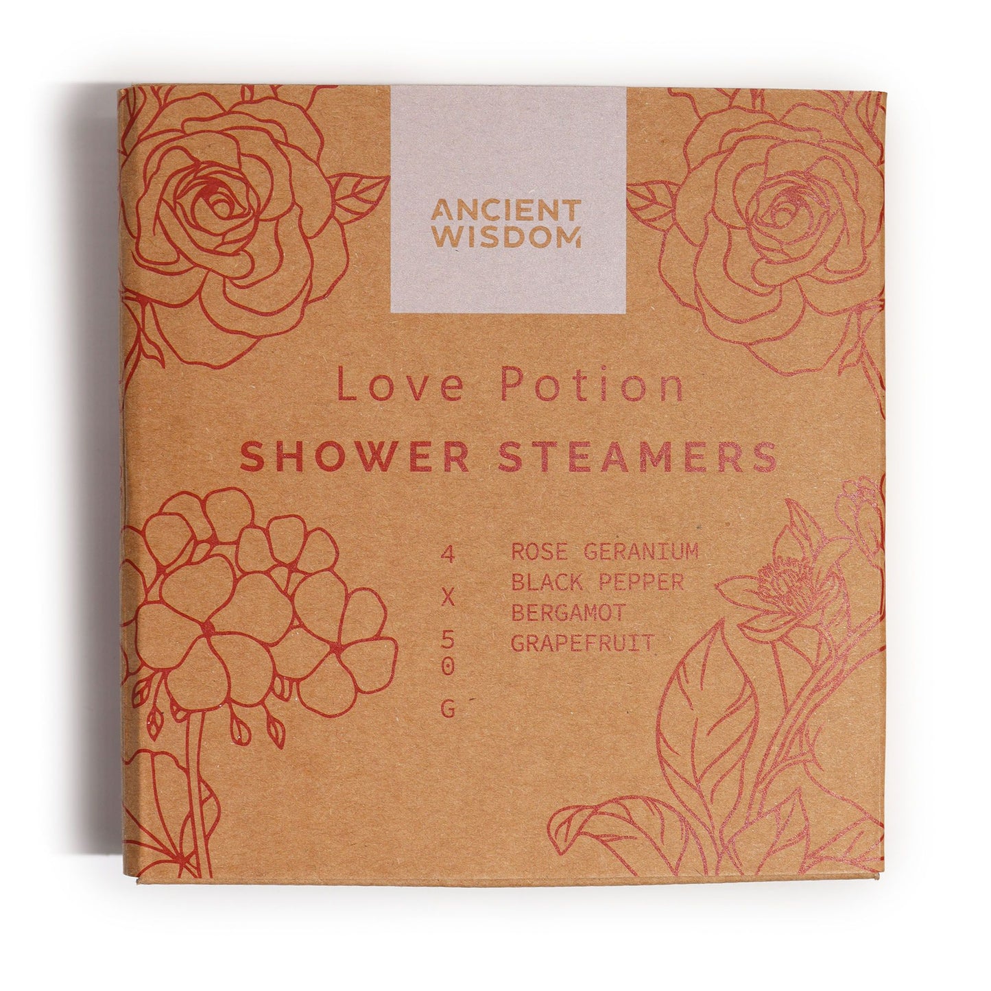 Zen Shower Steamers Therapy Wellness Gift Set | Love Potion | Romantic Aromatherapy | ZenSS-03