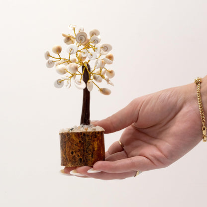 Gomati Chakra Circle Stone Tree | Medium | 45 Stones | 15x10cm | New