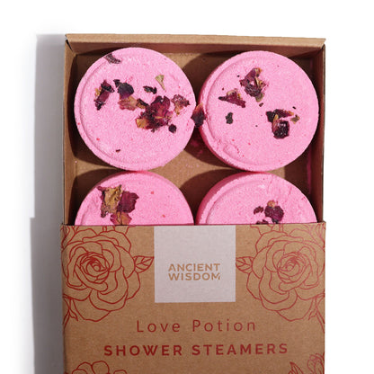 Zen Shower Steamers Therapy Wellness Gift Set | Love Potion | Romantic Aromatherapy | ZenSS-03