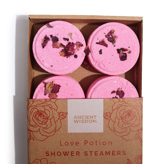 Zen Shower Steamers Therapy Wellness Gift Set | Love Potion | Romantic Aromatherapy | ZenSS-03