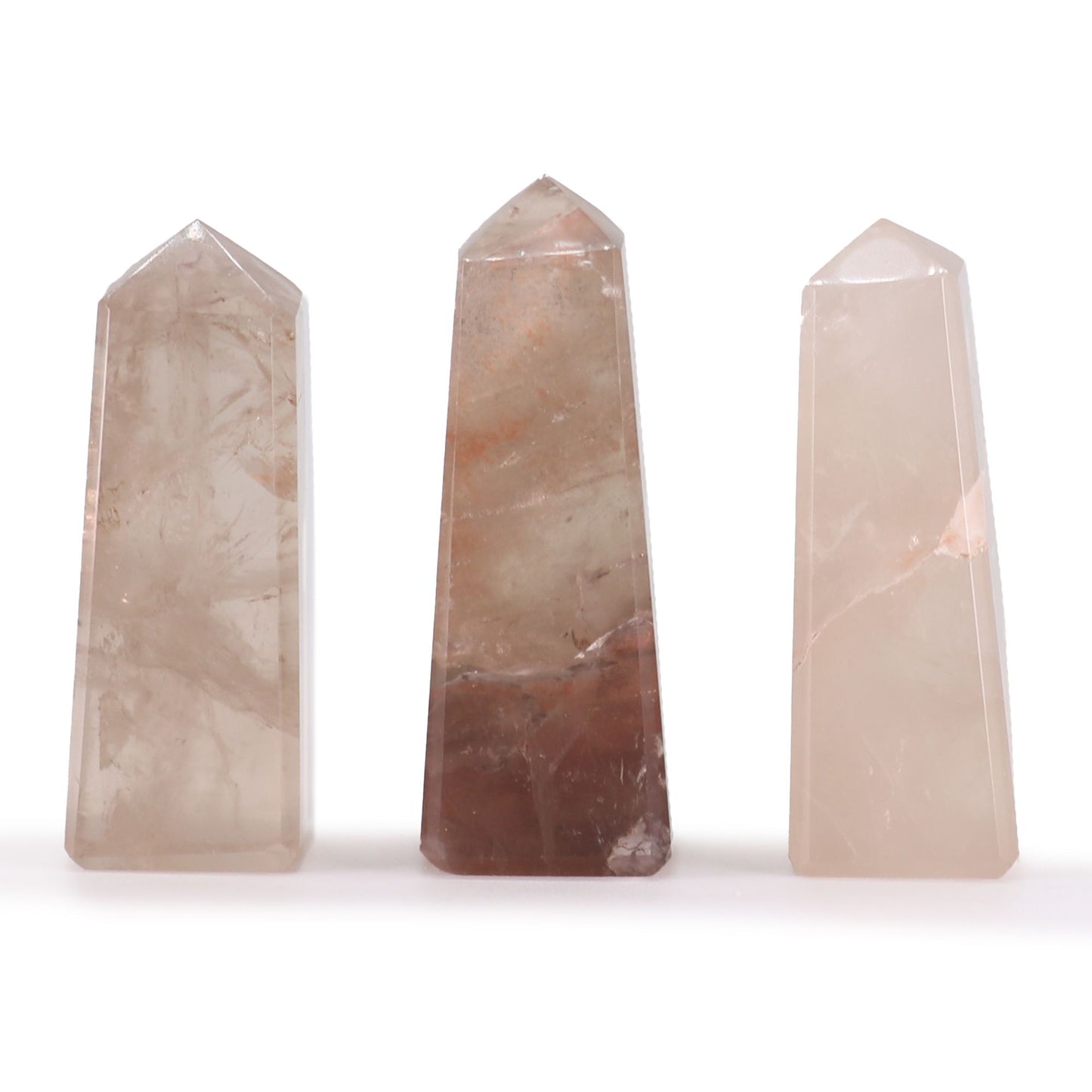Smokey Quartz Gemstone Obelisk Point | Crystal Tower | approx 5cm | Natural Stone | New