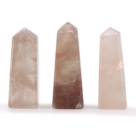 Smokey Quartz Gemstone Obelisk Point | Crystal Tower | approx 5cm | Natural Stone | New