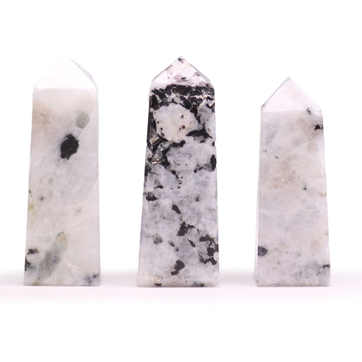 Moonstone Gemstone Obelisk Point | Crystal Tower | approx 5cm | Natural Stone | New