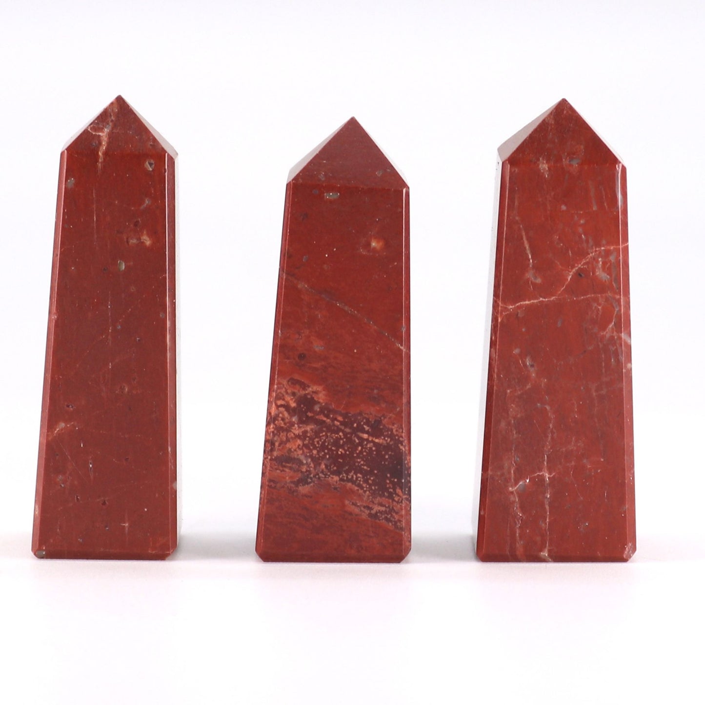 Red Jasper Gemstone Obelisk Point | Crystal Tower | approx 5cm | Natural Stone | New