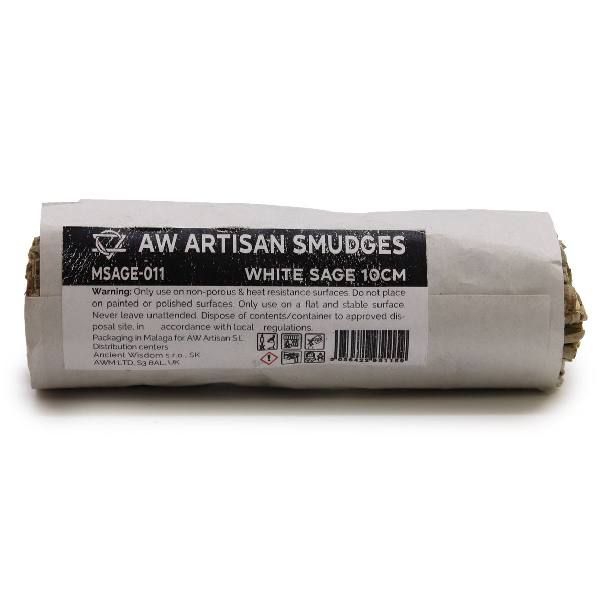 White Sage Smudge Stick 10cm | New Home Gift | Classic Cleansing Bundle
