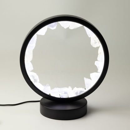 Zen Mind Clear Quartz Halo Lamp