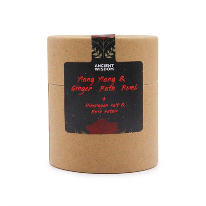 Cupid's Self Care Aromatherapy Bath Bomb Set | Ylang Ylang and Ginger | Eco Tube | Handmade UK | New