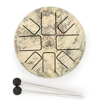 Atlas Steel Tongue Drum | 8-Tone Hapi Drum | 14x7cm | Tempered Steel | New