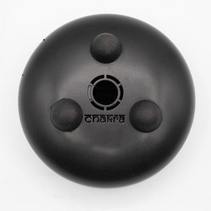 Black Chakra Steel Tongue Drum | 8-Tone Hapi Drum | 14x7cm | Tempered Steel | New