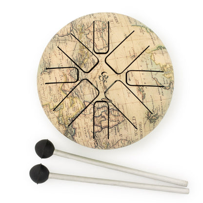 Atlas Steel Tongue Drum | 8-Tone Hapi Drum | 13x9cm | Tempered Steel | New