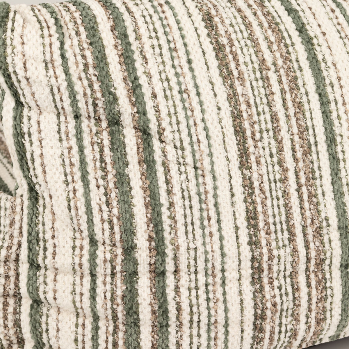Medium Dog Sofa Bed in Brown Stripe | Dog Lover Gift | Reversible Cushion