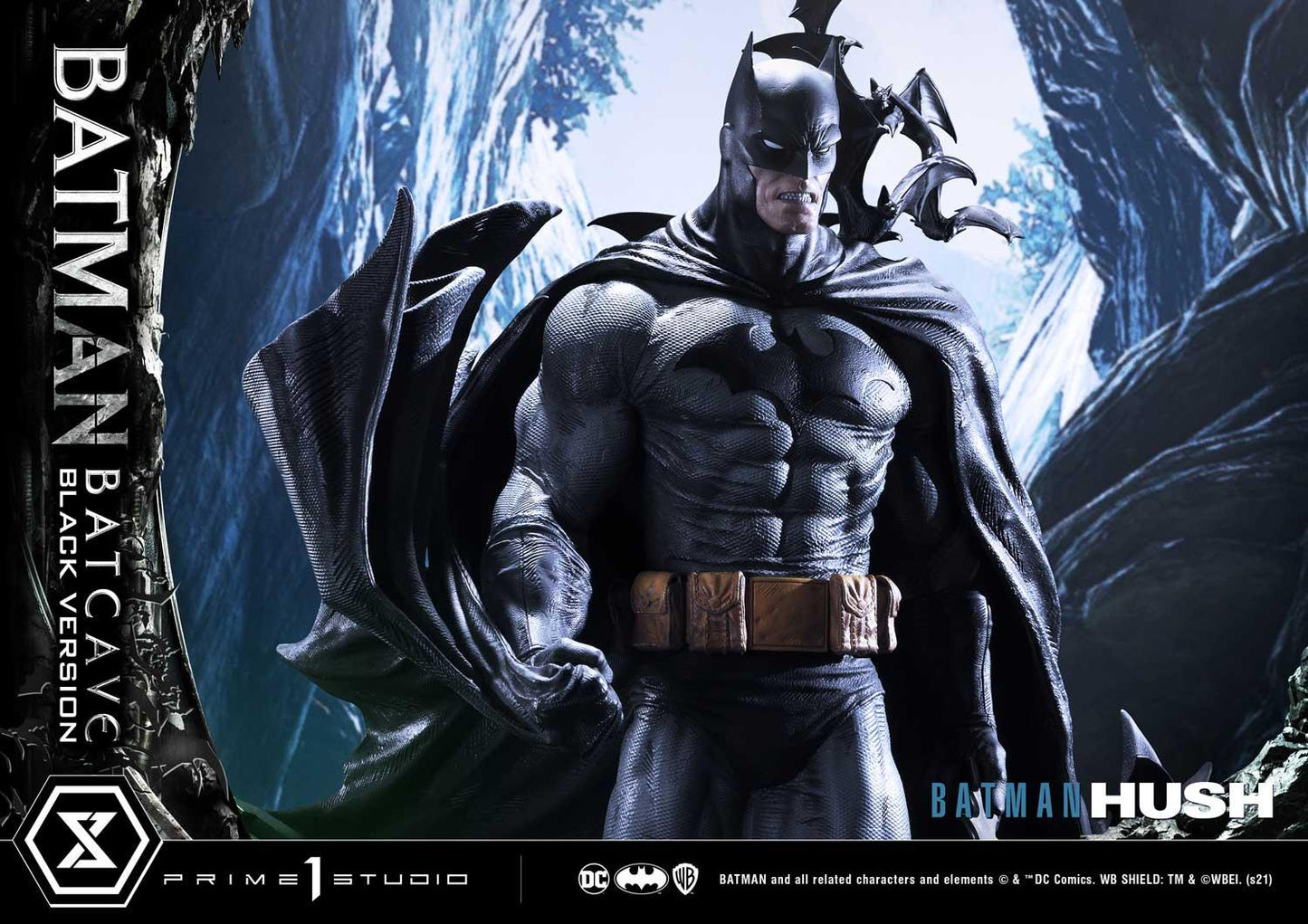 Prime 1 Studio 1/3 Scale Batman Hush Batcave Black Version | Museum Masterline Figurine 87.8cm