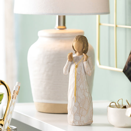 Willow Tree Truly Golden Figurine | Celebrating a Golden Life | Hand-Painted Resin | Enesco | New