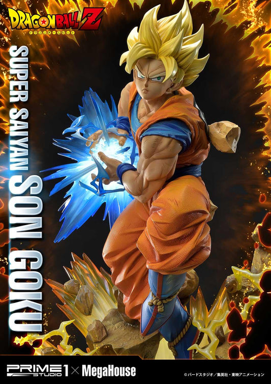 Prime 1 Studio Dragon Ball Z Super Saiyan Son Goku Figurine 63.6cm