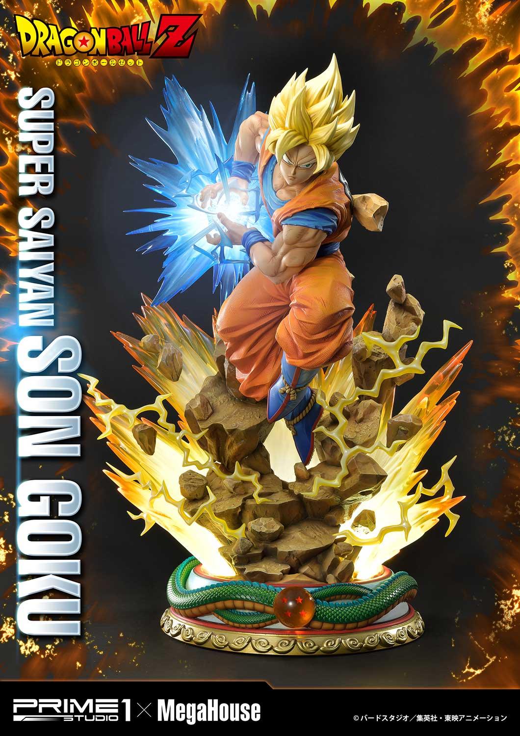 Prime 1 Studio Dragon Ball Z Super Saiyan Son Goku Figurine 63.6cm