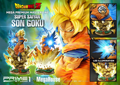 Prime 1 Studio Dragon Ball Z Super Saiyan Son Goku Figurine 63.6cm
