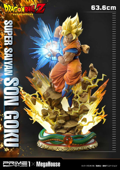 Prime 1 Studio Dragon Ball Z Super Saiyan Son Goku Figurine 63.6cm