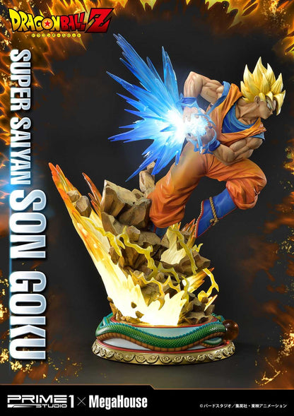 Prime 1 Studio Dragon Ball Z Super Saiyan Son Goku Figurine 63.6cm