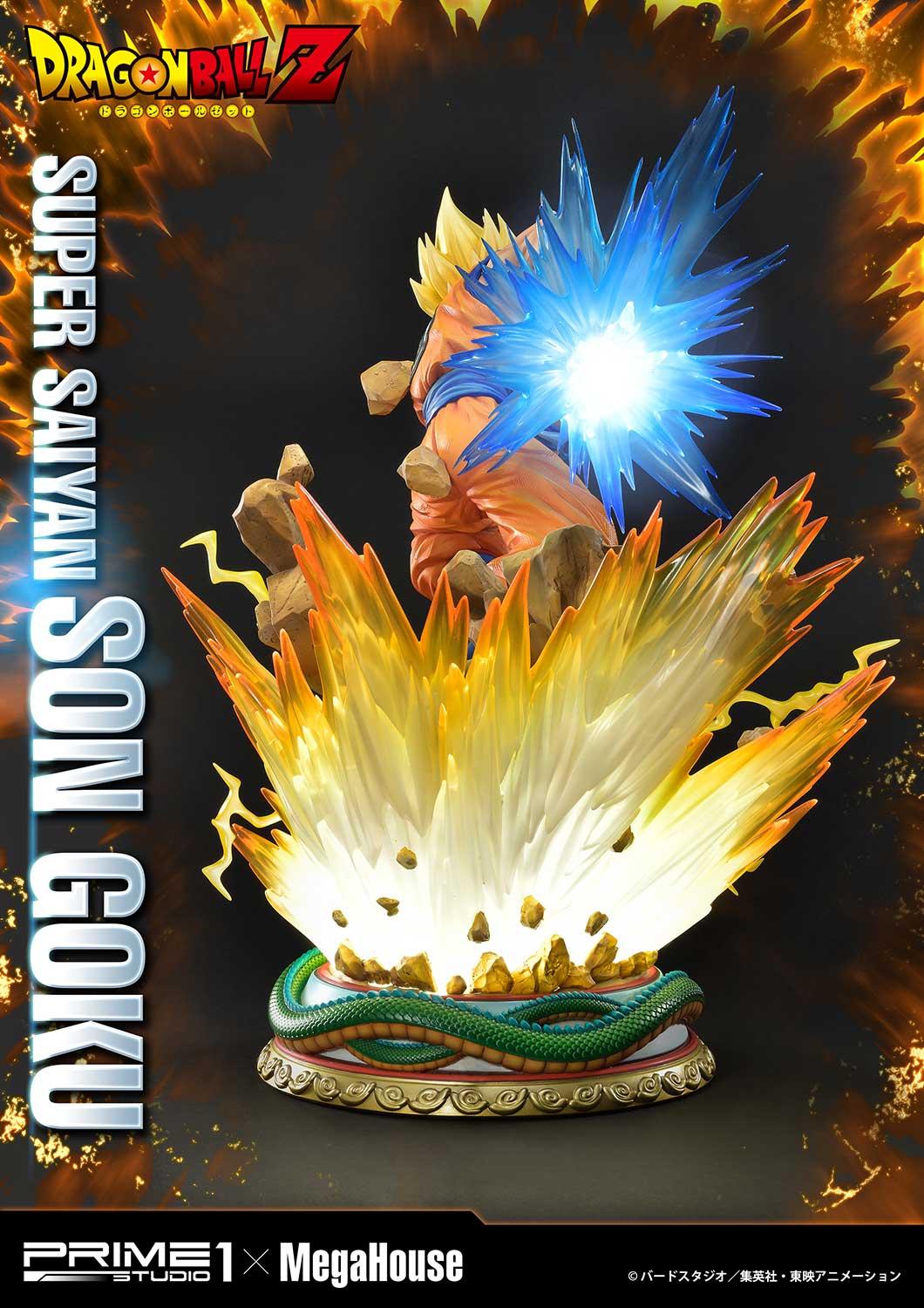Prime 1 Studio Dragon Ball Z Super Saiyan Son Goku Figurine 63.6cm