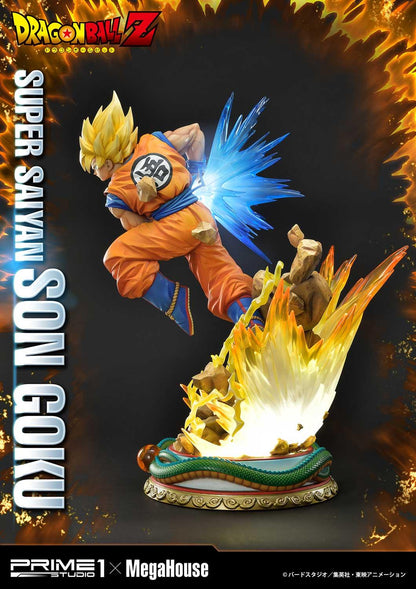 Prime 1 Studio Dragon Ball Z Super Saiyan Son Goku Figurine 63.6cm