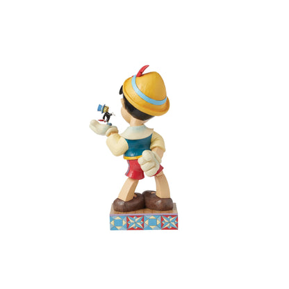 Disney Traditions Pinocchio & Jiminy Cricket Figurine | Jim Shore When Dreams Come to Life XL 39cm