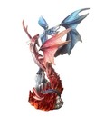 Nemesis Now Red Blue Fantasy Statue 38cm | Twin Dance of Elements Dragon Ornament