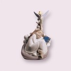 NAO by Lladro Dreaming of Tinker Bell Porcelain Disney | Hand-Painted Porcelain Figurine | MPN 02001679 | Made in Spain | New Boxed