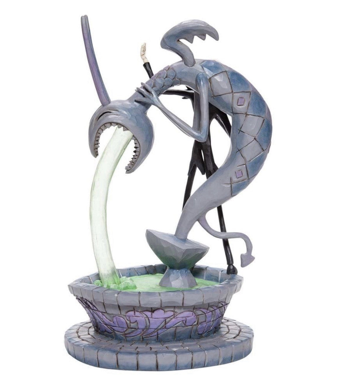 Jack Skellington Soulful Soliloquy Fountain Figurine 24cm | Disney Traditions Jim Shore Nightmare Before Christmas 6007075