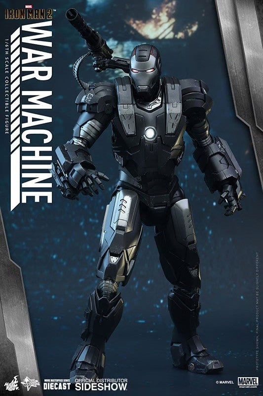 Hot Toys War Machine Diecast MMS331D13 | Iron Man 2 Movie Masterpiece | 1:6 Scale | First Issue | Mint Unopened