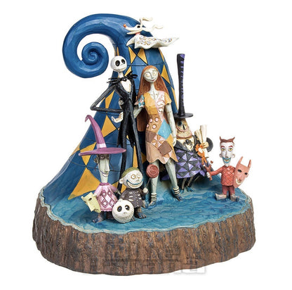 Disney Traditions Jack Sally & Halloween Town Figurine | Jim Shore What a Wonderful Nightmare NBC 20cm 6001287