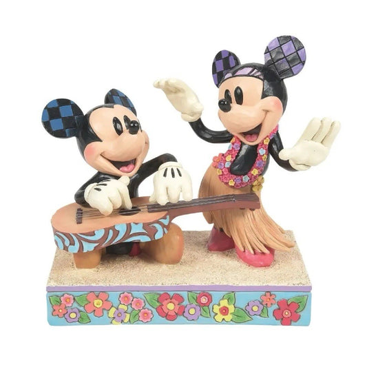Disney Traditions Hawaiian Holiday Stitch & Scrump Figurine | Jim Shore | 6016330 | New