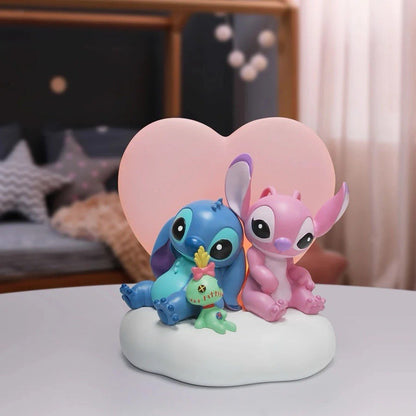 Disney Grand Jester Stitch & Angel Light Up Figurine | 6014914 | New
