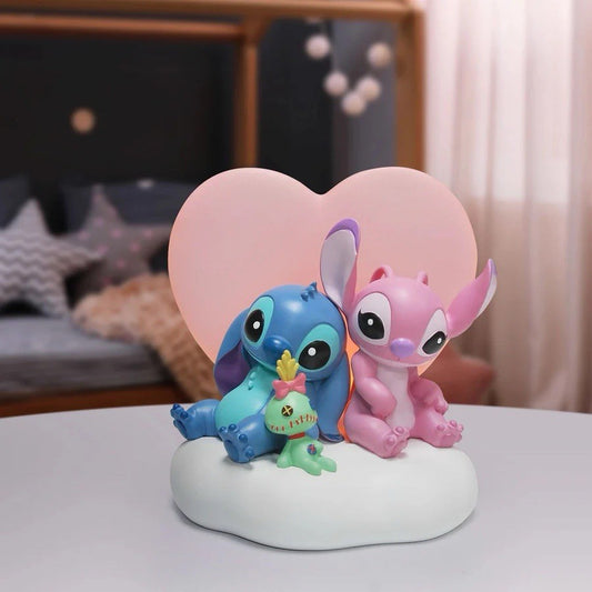 Disney Grand Jester Stitch & Angel Light Up Figurine | 6014914 | New