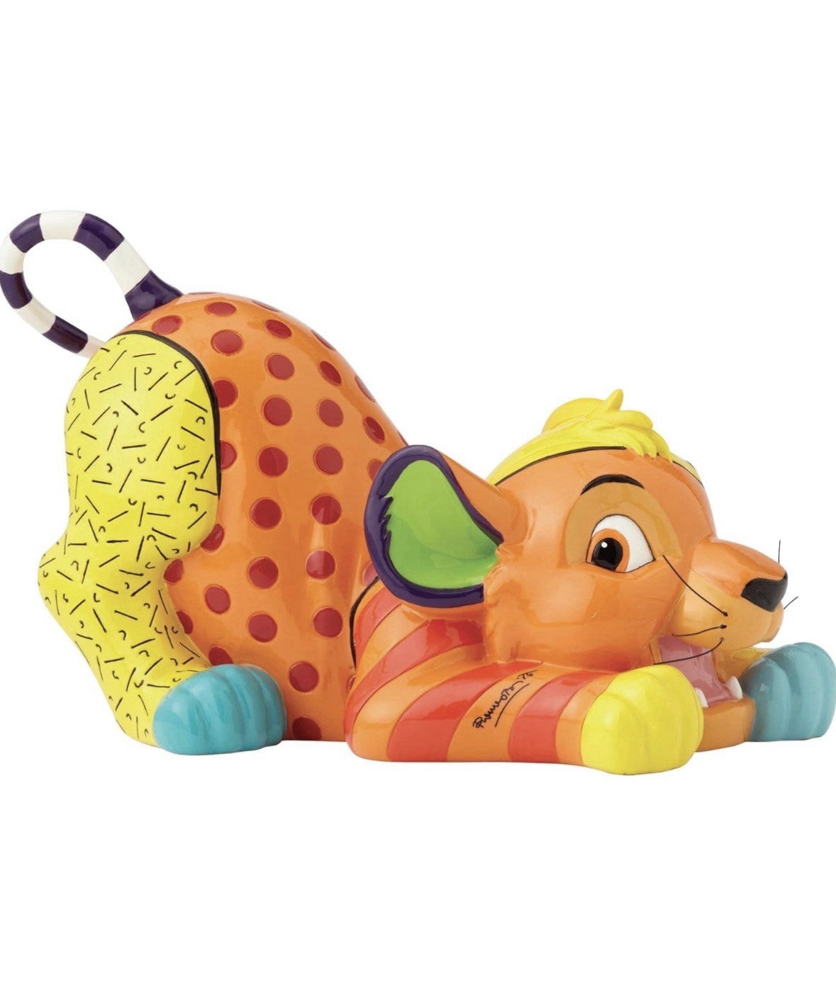 Disney by Britto Simba Lion King Figurine | Hand-Painted Resin | 4058175 | New