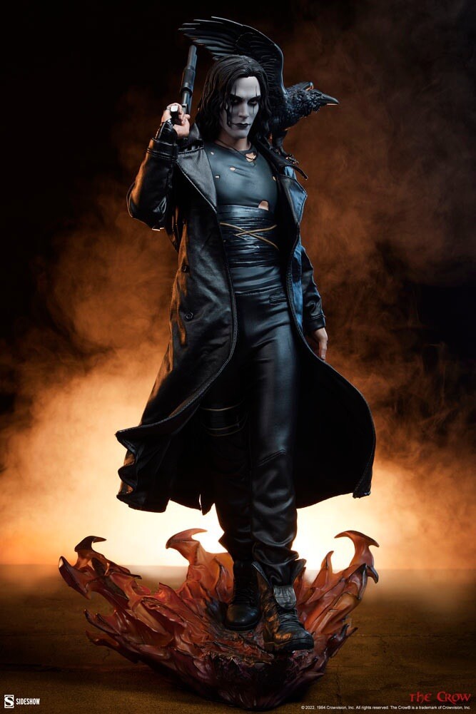 Sideshow The Crow Eric Draven 1:4 Scale Statue | Brandon Lee Premium Format Limited Edition 56cm