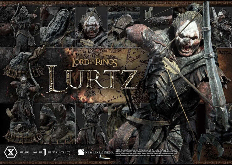 Lord of the Rings Lurtz Uruk-hai 1:4 Scale Collectible Statue | Sideshow Prime 1 Studio Ltd Ed