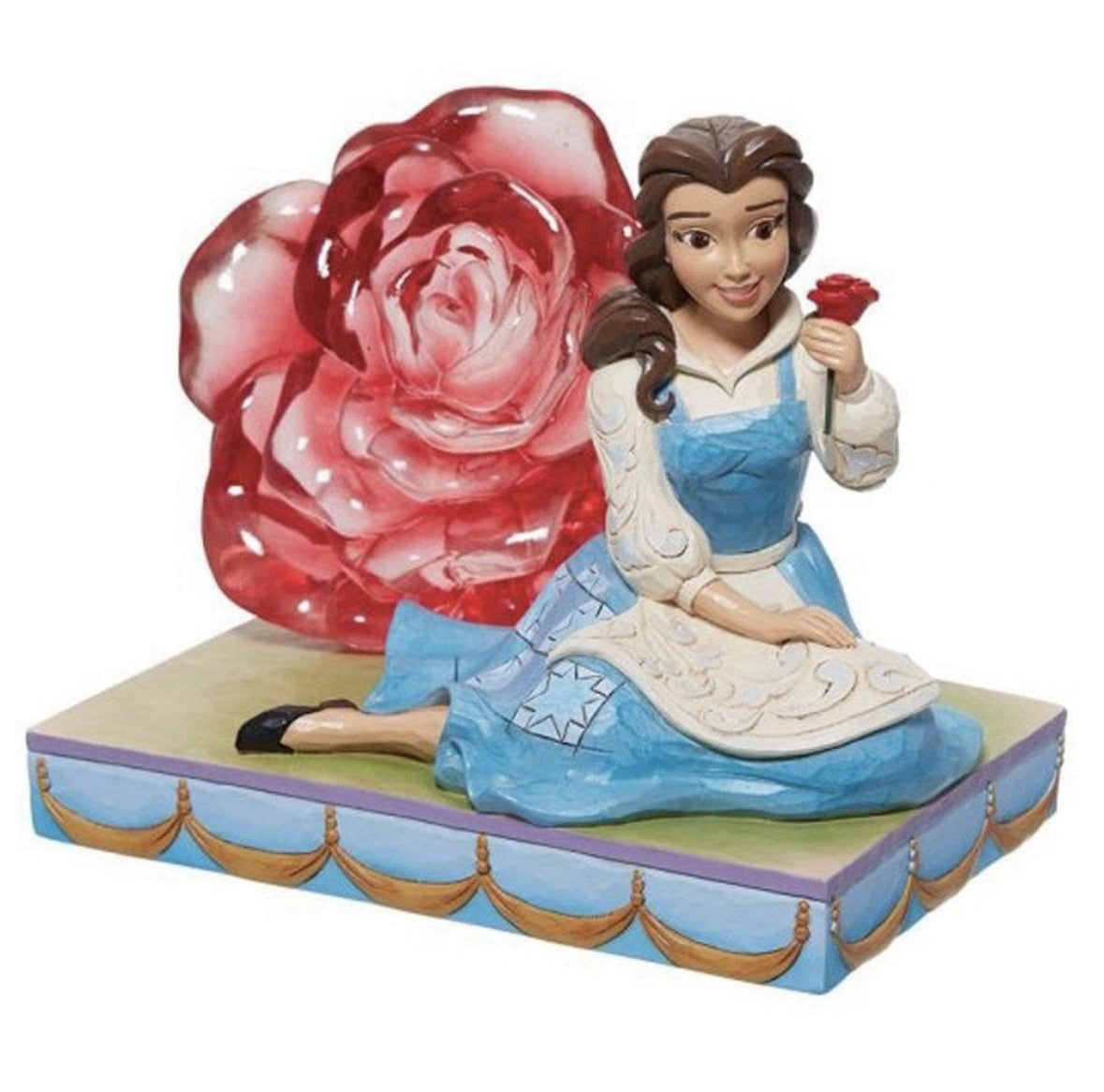 Disney Traditions Beauty & the Beast Belle with Rose Figurine | Jim Shore | 6011924 | New