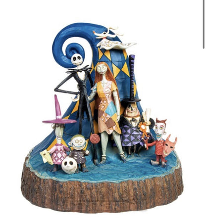Disney Traditions Jack Sally & Halloween Town Figurine | Jim Shore What a Wonderful Nightmare NBC 20cm 6001287