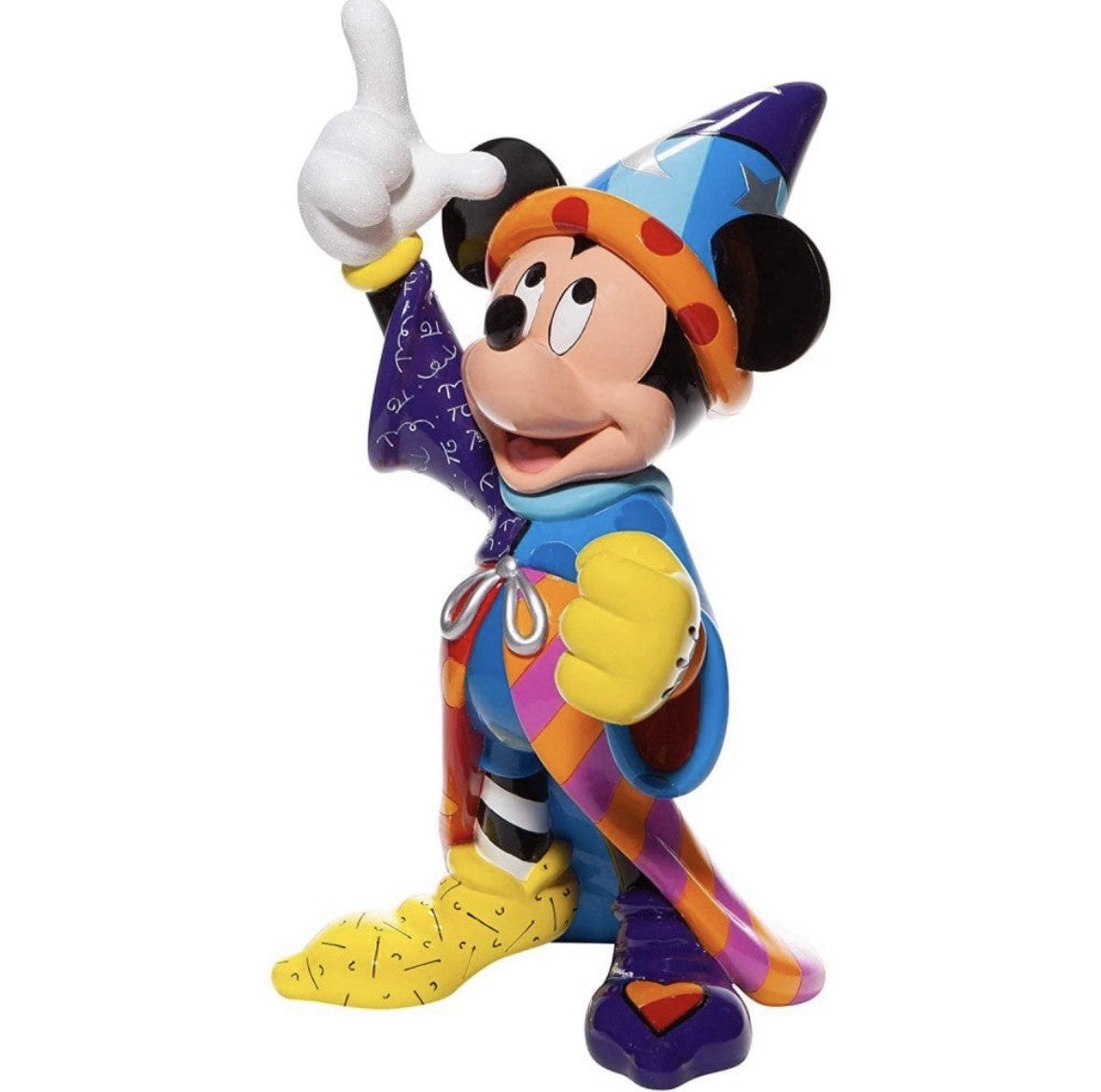 Enesco Disney by Britto Sorcerer Mickey Mouse Figurine | Fantasia 80th Anniversary | 40cm | Hand-Painted Resin